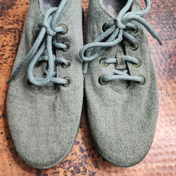 allbirds Women's Wool Runners - Tuke Matcha (Dark Green) 396 - Picture 4 of 14